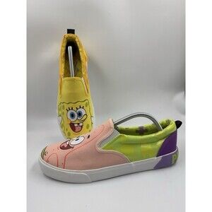 Ground Up Spongebob SquarePants And Patrick Slip On Shoes Size 10 Men